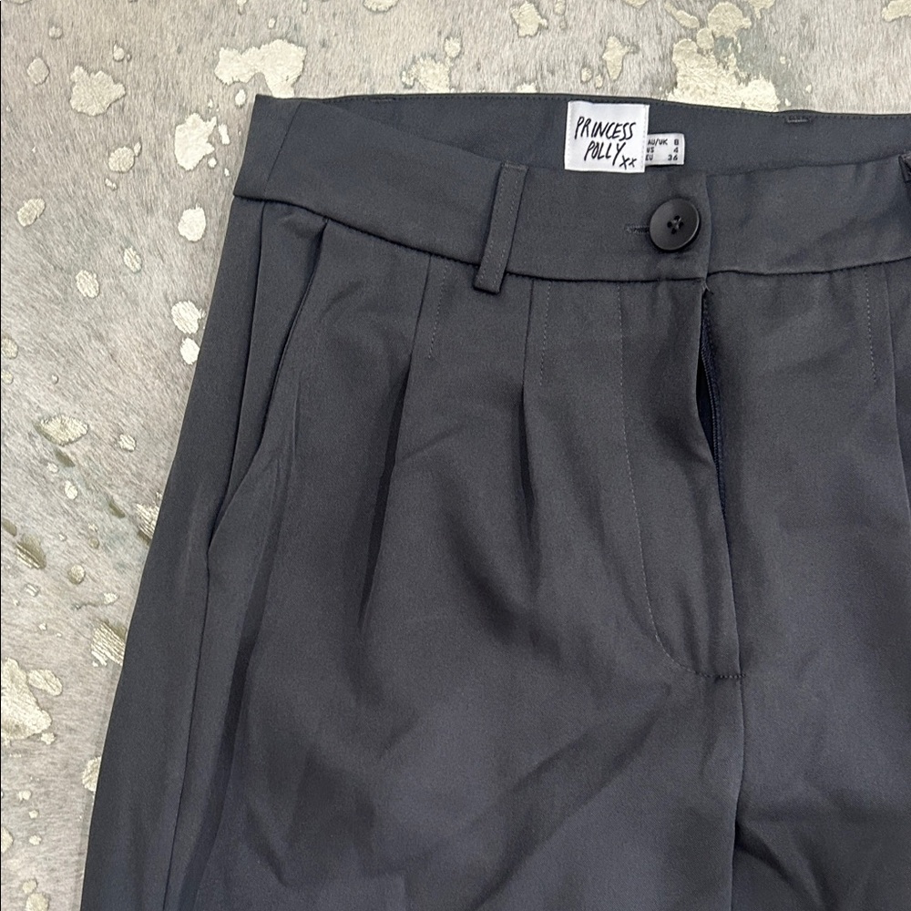 Women’s Grey Wide-Leg Pants - Picture 3 of 4